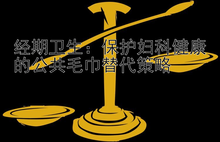 经期卫生：保护妇科健康的公共毛巾替代策略