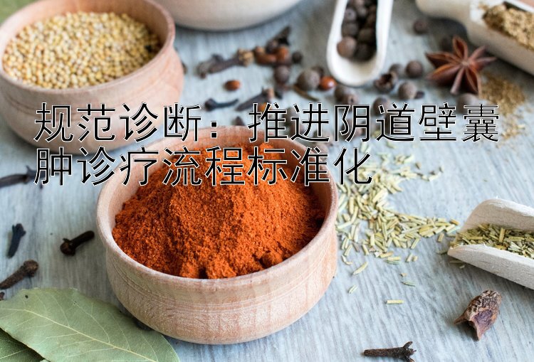 规范诊断：推进阴道壁囊肿诊疗流程标准化